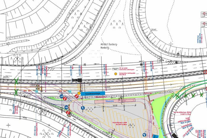 verkehrsplan bauwerksüberwachung