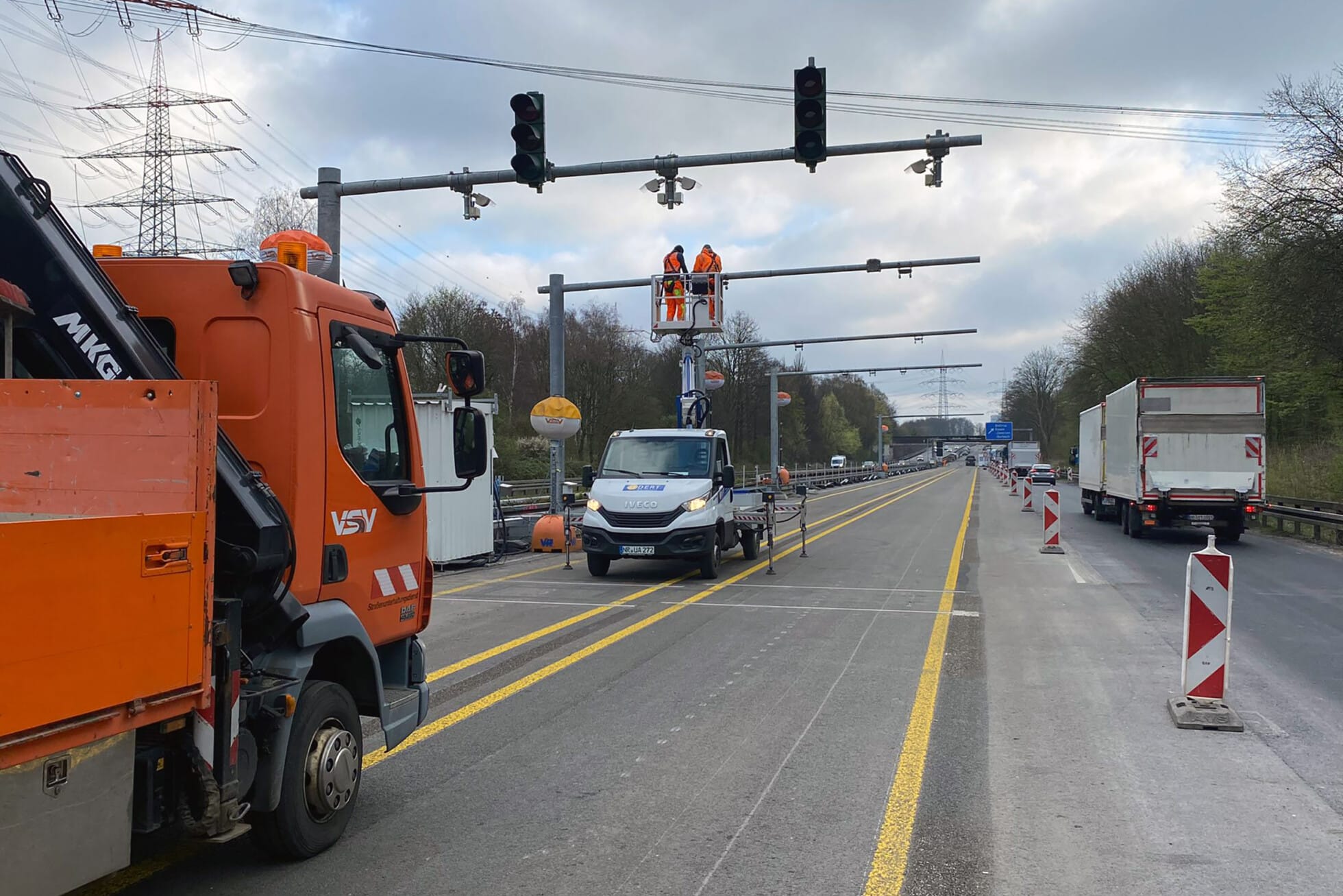 einbau wim autobahn brückenschäden